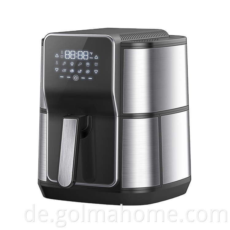 elektrische Lufttopf-Fritteuse 5.5L Luftfritteuse Zuhause mit multifunktionalem 0iless Air Fryer-Ofen